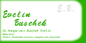 evelin buschek business card